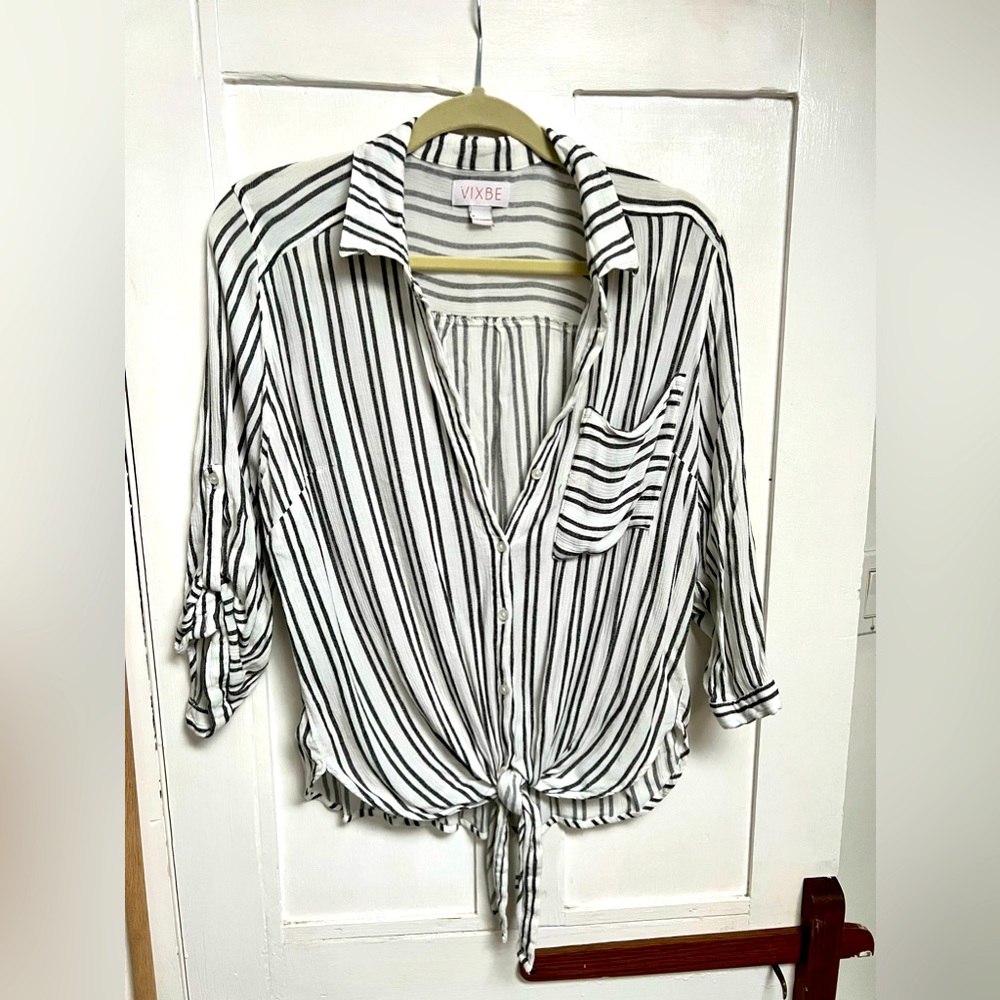 Slouchy striped shirt